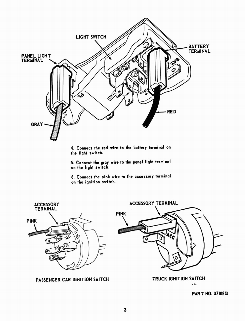 1955 Chevrolet Accessories Manual Page 69